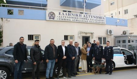 Δωρεά δύο υβριδικών οχημάτων από τον επιχειρηματία Θεόδωρο Καλκαντέρα στο Α.Τ. Χαλανδρίου