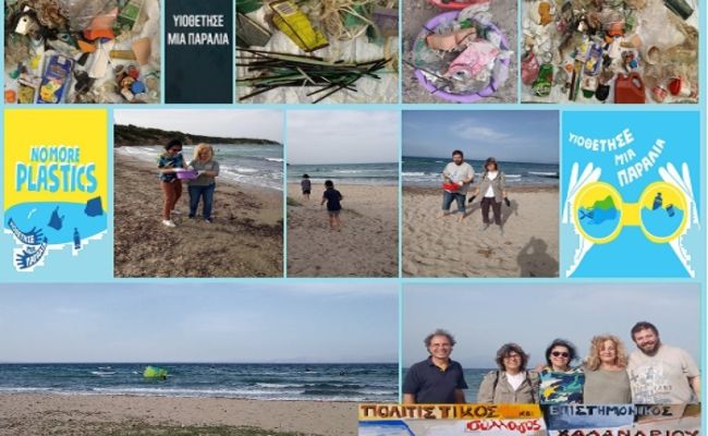 Καθαρισμός “υιοθετημένης παραλίας” και άλλες οικολογικές δράσεις του Συλλόγου Χαλανδρίου ΑΡΓΩ