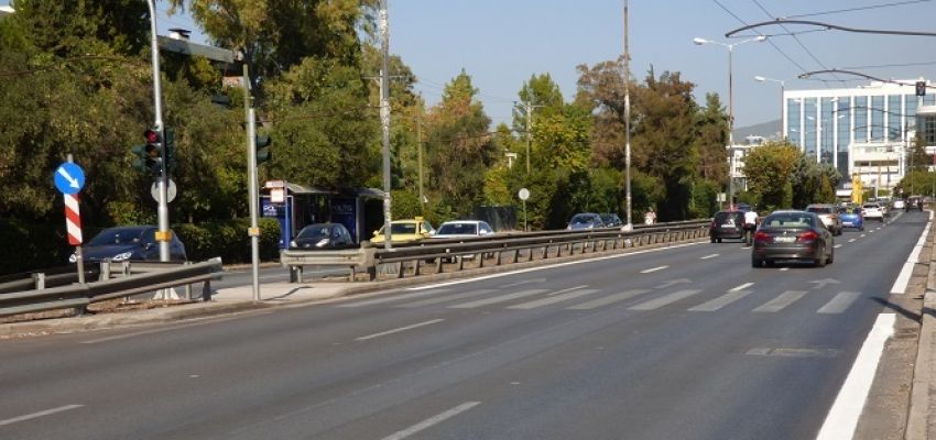 Προσωρινές κυκλοφοριακές ρυθμίσεις στη Λεωφ. Κηφισίας το Σαββατοκύριακο, λόγω εργασιών