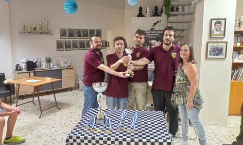 Ασημένιο μετάλλιο για τον Σκακιστικό Όμιλο Χαλανδρίου στο Κύπελλο Αττικής
