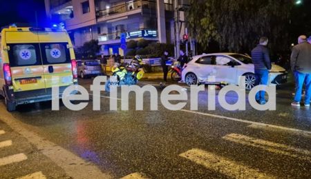 Σοβαρό τροχαίο στο Χαλάνδρι με μηχανάκι – Nεκρός οδηγός delivery 